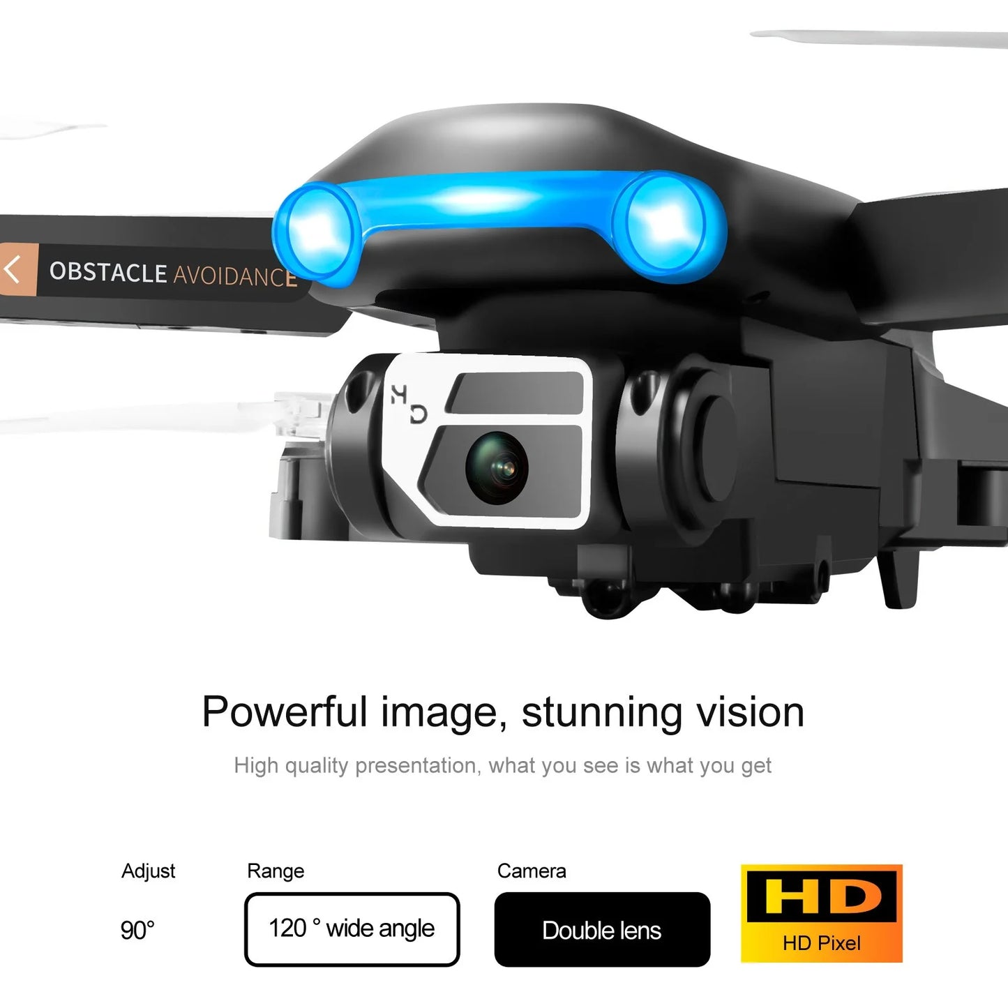 Mini Drone with Camera, 1080P HD FPV Foldable Drone with Carrying Bag, 3 Batteries, One Key Close, Altitude Hold, 3 Speeds, Toys Gifts for Kids, Adults, Beginner