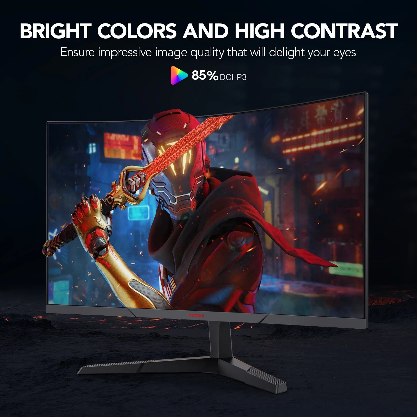 27 Inch Curved Gaming Monitor, 165Hz FHD Computer Monitors, 100% Srgb,Adaptive Sync,27E6C