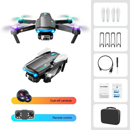 Mini Drone with Camera, 1080P HD FPV Foldable Drone with Carrying Bag, 3 Batteries, One Key Close, Altitude Hold, 3 Speeds, Toys Gifts for Kids, Adults, Beginner