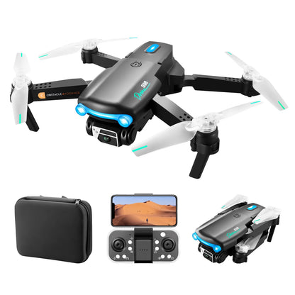 Mini Drone with Camera, 1080P HD FPV Foldable Drone with Carrying Bag, 3 Batteries, One Key Close, Altitude Hold, 3 Speeds, Toys Gifts for Kids, Adults, Beginner