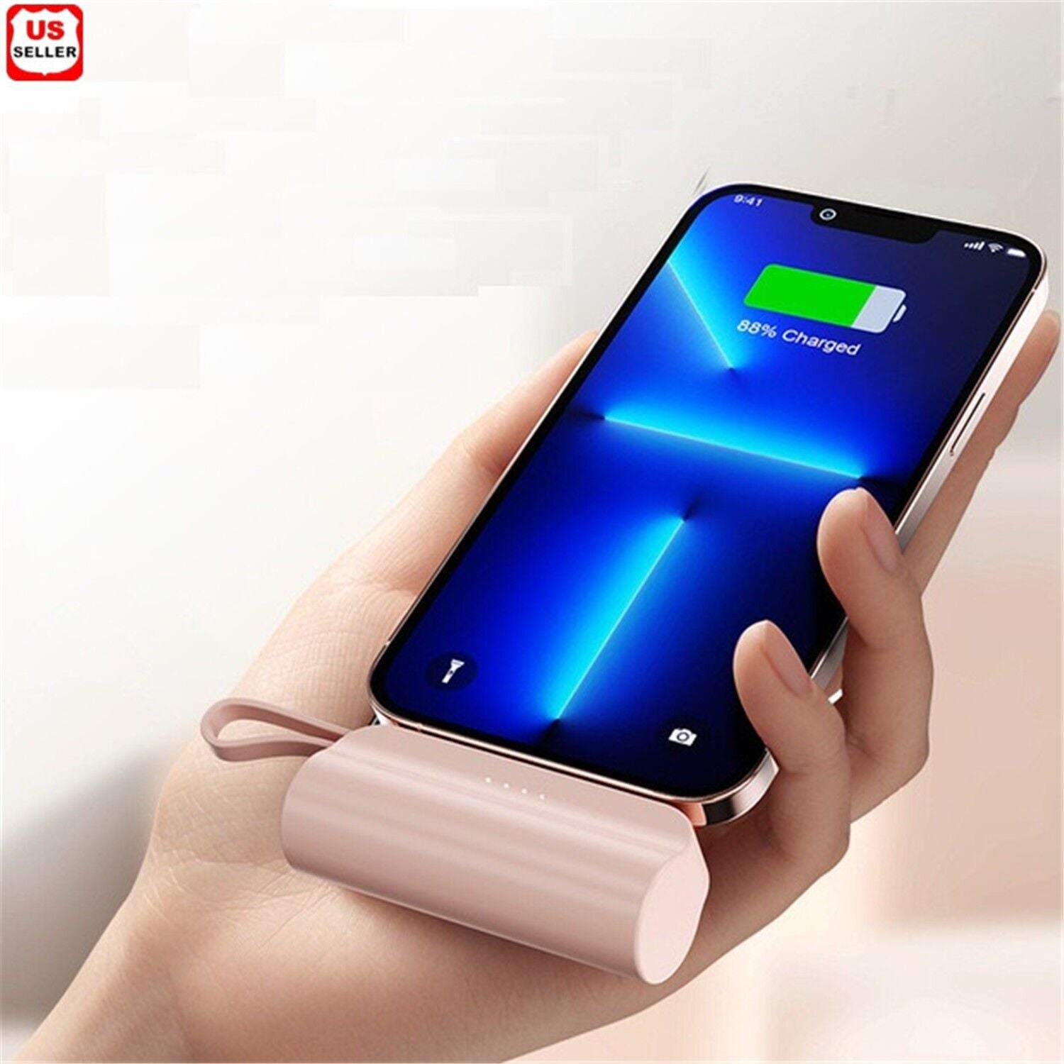 2In1 5000Mah Mini Power Bank Portable Fast Charger External Small Battery Pack